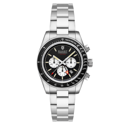 Duxot Men's 39mm Vitesse Quartz Chronograph Dual Time Bracelet Watch