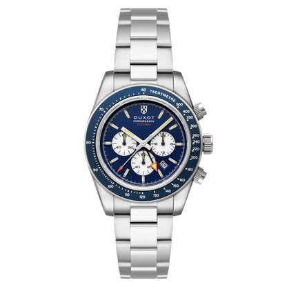Duxot Men's 39mm Vitesse Quartz Chronograph Dual Time Bracelet Watch