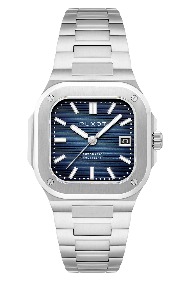 Duxot Men's 42mm Quadrata Automatic Bracelet Watch