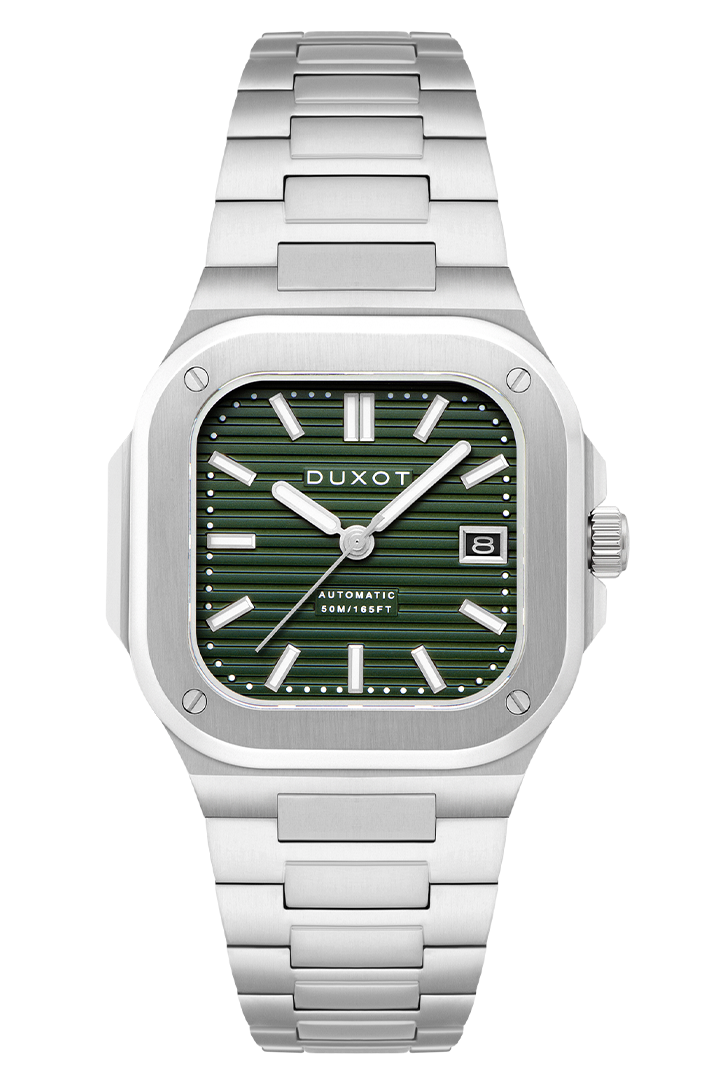 Duxot Men's 42mm Quadrata Automatic Bracelet Watch