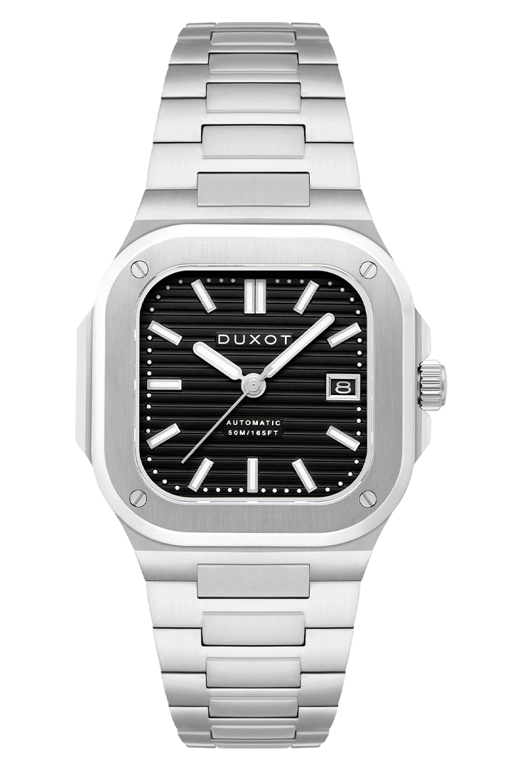 Duxot Men's 42mm Quadrata Automatic Bracelet Watch