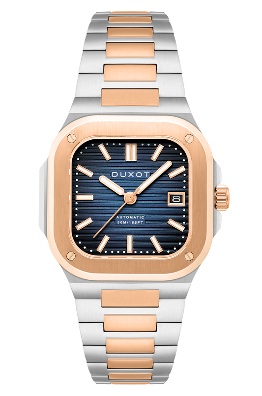 Duxot Men's 42mm Quadrata Automatic Bracelet Watch