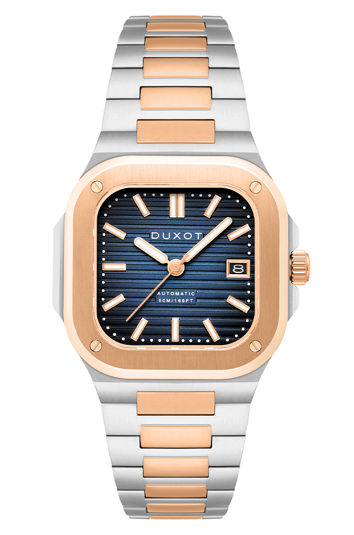 Duxot Men's 42mm Quadrata Automatic Bracelet Watch