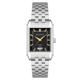 Duxot Men's 33mm Livorno Automatic Date Rectangular Bracelet Watch