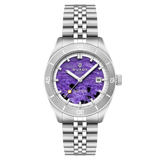Duxot Men's 40mm Pacifico Automatic Lapidary Lmt Ed Gemstone Bracelet Watch