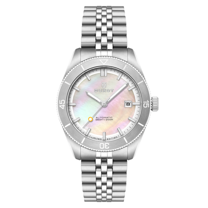 Duxot Men's 40mm Pacifico Automatic Lapidary Lmt Ed Gemstone Bracelet Watch