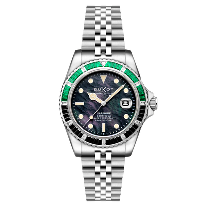 Duxot Men's 40mm Atlantica 40 Rainbow Automatic MOP Dial Bracelet Watch