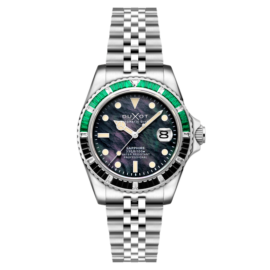 Duxot Men's 40mm Atlantica 40 Rainbow Automatic MOP Dial Bracelet Watch
