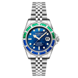 Duxot Men's 40mm Atlantica 40 Rainbow Automatic MOP Dial Bracelet Watch