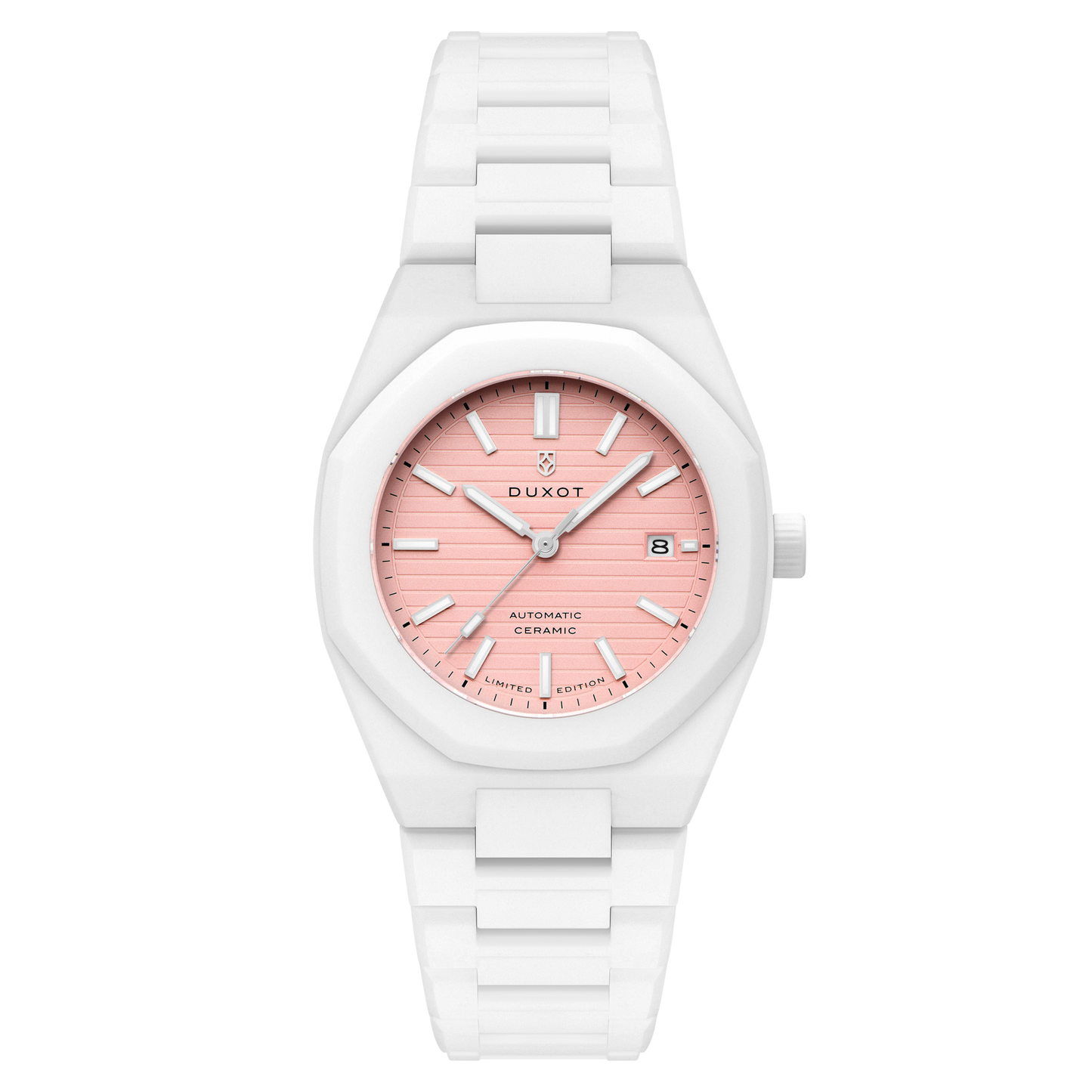 Duxot Men's 41mm Pamplona Automatic Lmt Ed Ceramic Bracelet Watch