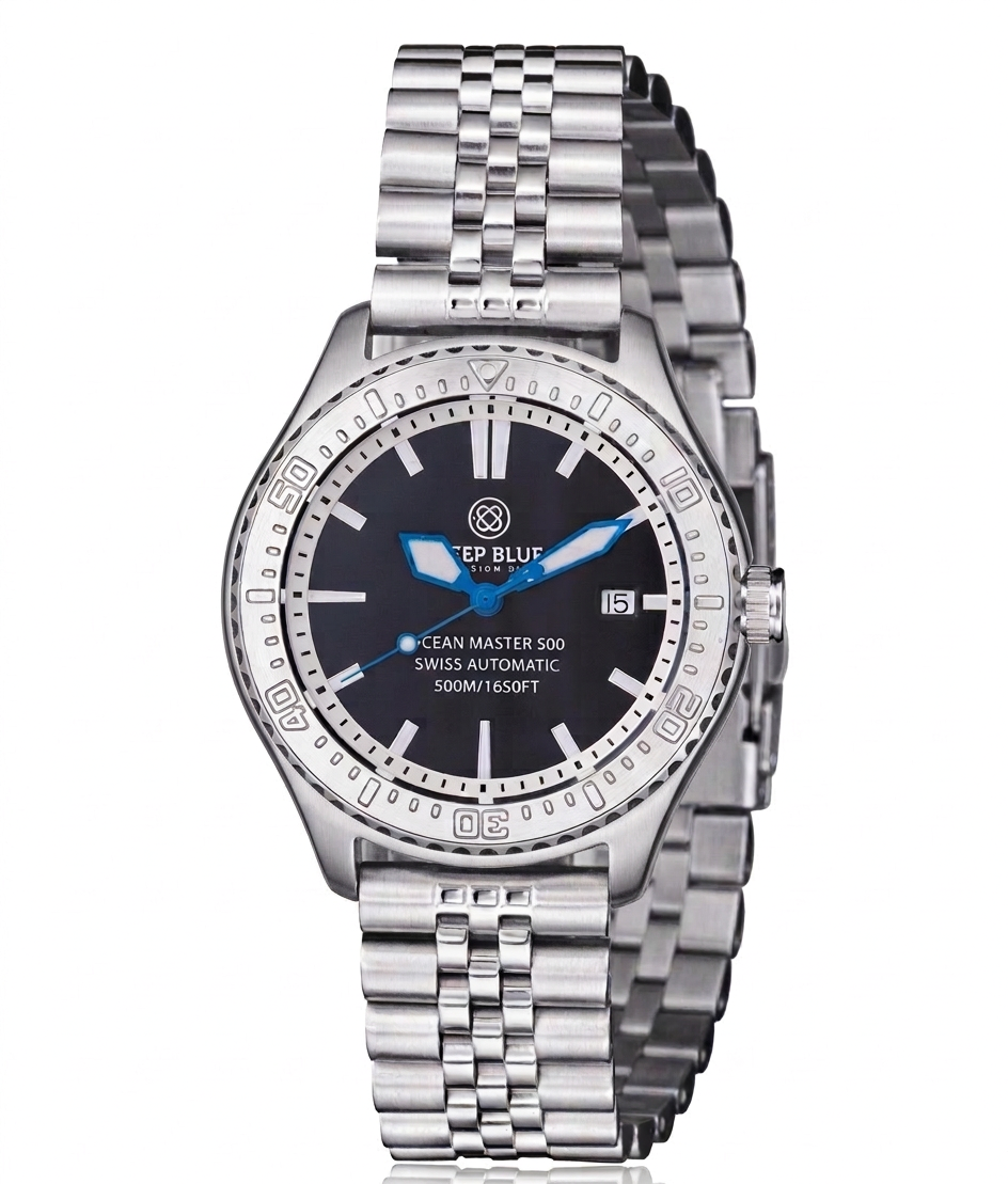 DEEPBLUE オートマチック スイスメイド Deep Blue 40mm Ocean Master 500 Swiss Automatic Stick Marker
