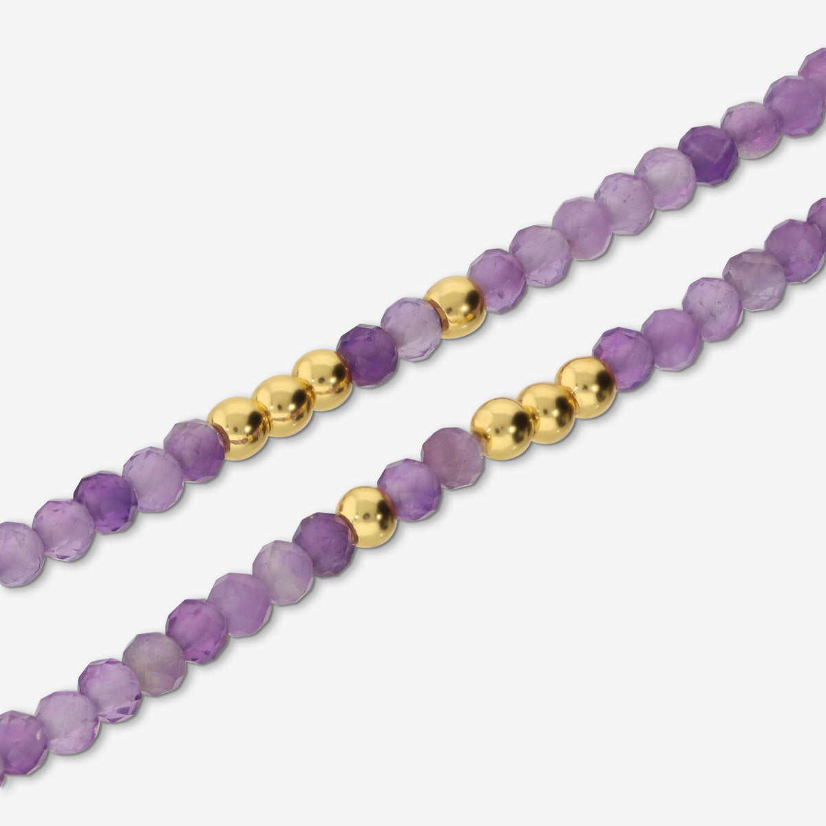 Toscana Italiana 18K Gold Plated Gemstone Bead Stretch Bracelet