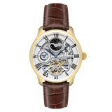Thomas Earnshaw Men's 44mm Longitude Automatic Skeletonized Strap Watch