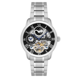 Thomas Earnshaw Men's 44mm Longitude Automatic Moonphase Skeletonized Bracelet Watch