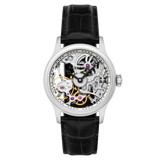 Thomas Earnshaw Men's 42mm Bauer Mechanical Skeletonized Strap Watch