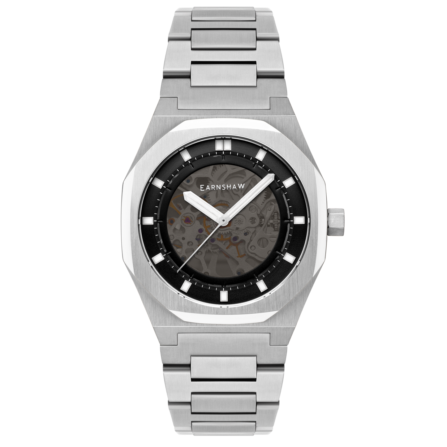 Thomas Earnshaw Men's 42mm Drake Automatic Skeletonized Bracelet Watch