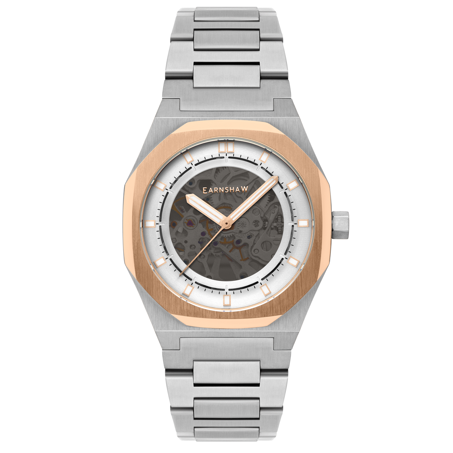 Thomas Earnshaw Men's 42mm Drake Automatic Skeletonized Bracelet Watch