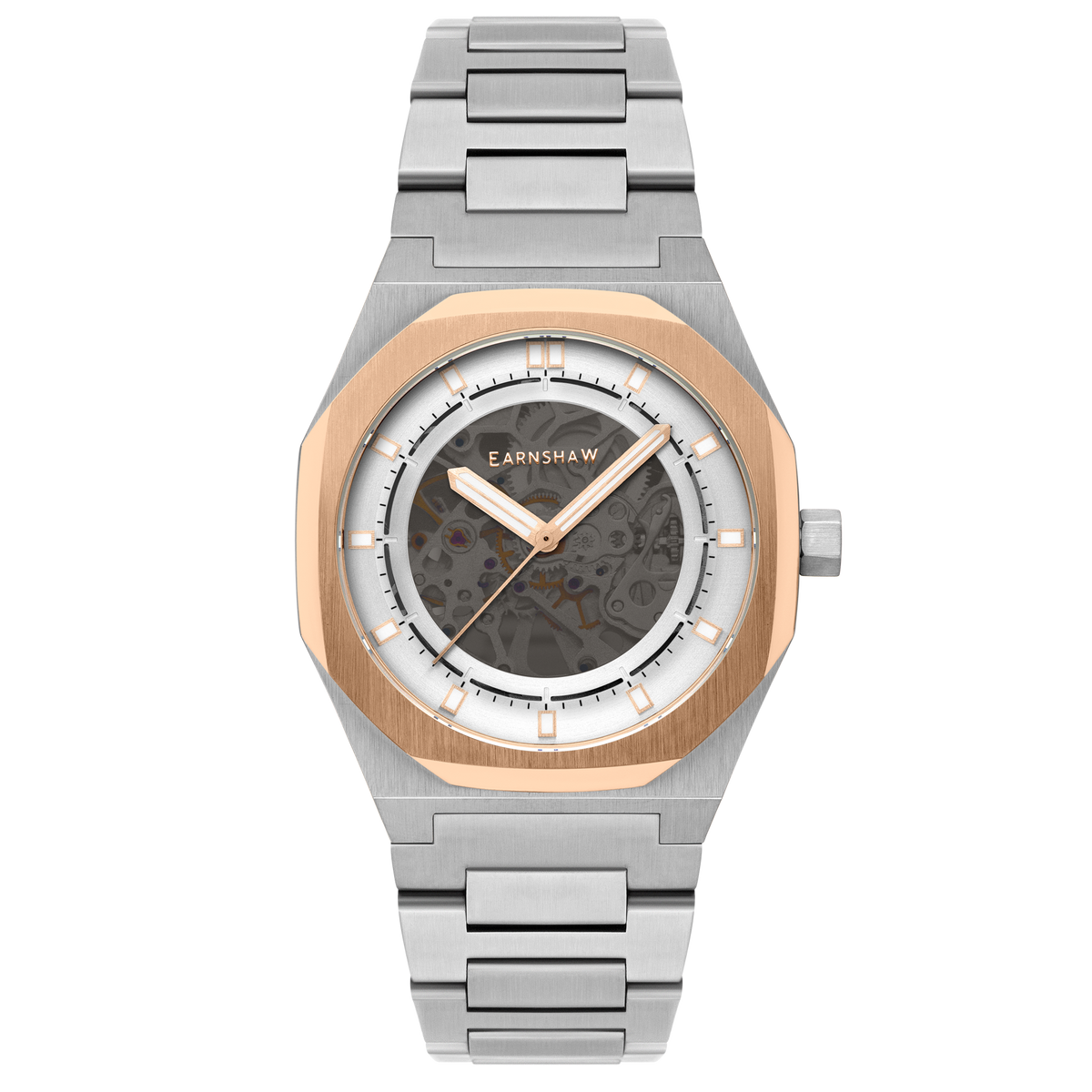 Thomas Earnshaw Men's 42mm Drake Automatic Skeletonized Bracelet Watch