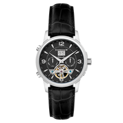 Thomas Earnshaw Men's 42mm Marlyebone Automatic Grand Date Calendar Leather Strap Watch