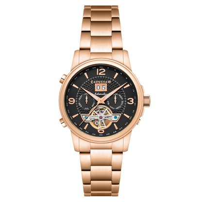 Thomas Earnshaw Men's 42mm Marlyebone Automatic Grand Date Calendar Bracelet Watch