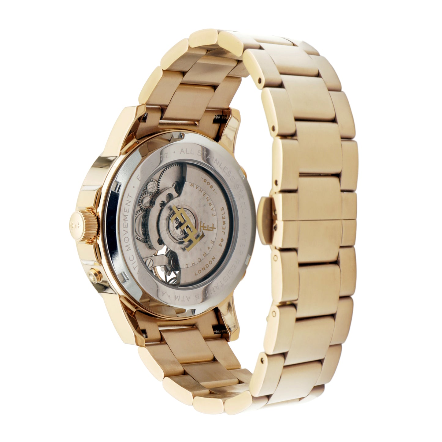 Thomas Earnshaw Men's 42mm Marlyebone Automatic Grand Date Calendar Bracelet Watch