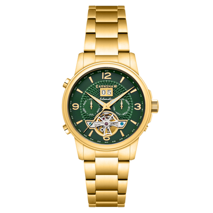 Thomas Earnshaw Men's 42mm Marlyebone Automatic Grand Date Calendar Bracelet Watch
