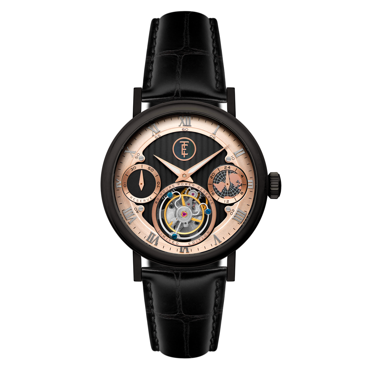 Thomas Earnshaw Men's 43mm Celestial Halley Mechanical Tourbillon Lmt Ed Watch
