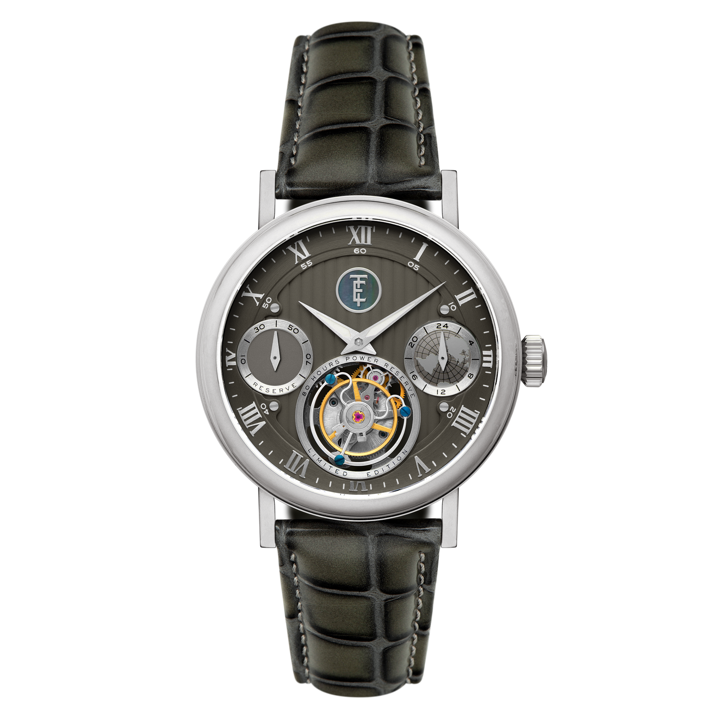 Thomas Earnshaw Men's 43mm Celestial Halley Mechanical Tourbillon Lmt Ed Watch