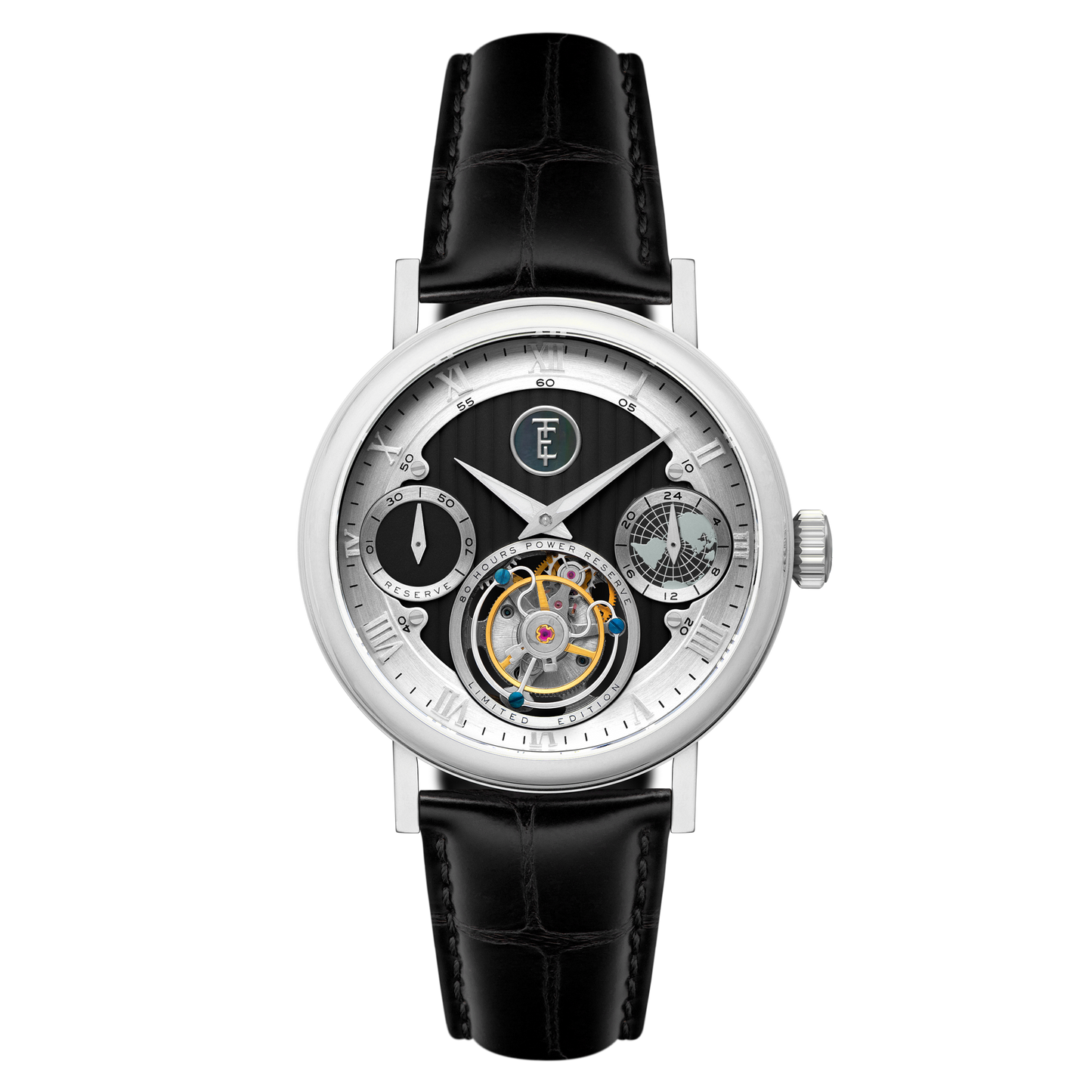 Thomas Earnshaw Men's 43mm Celestial Halley Mechanical Tourbillon Lmt Ed Watch
