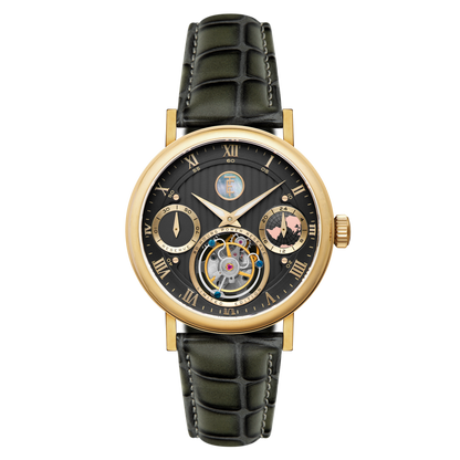 Thomas Earnshaw Men's 43mm Celestial Halley Mechanical Tourbillon Lmt Ed Watch