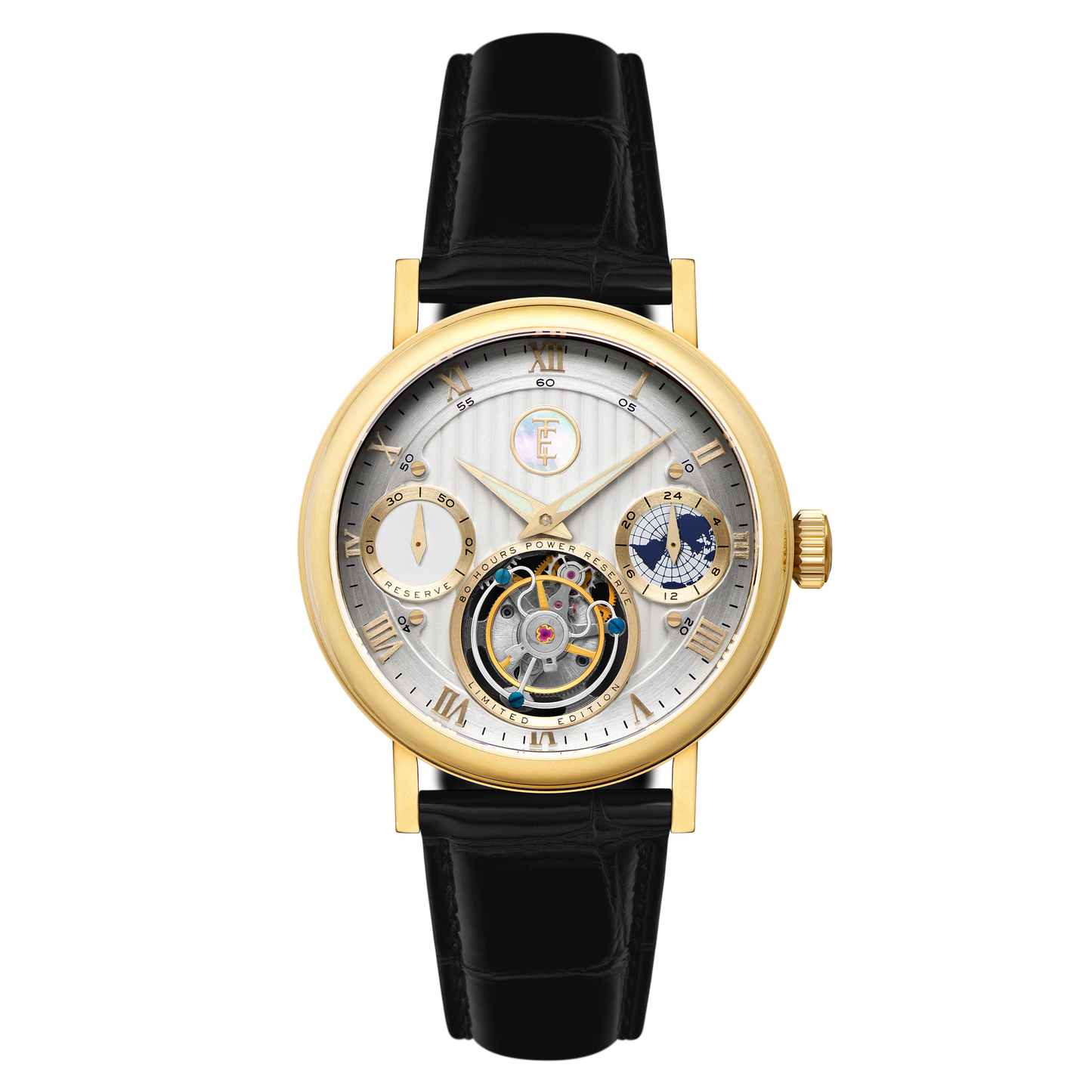 Thomas Earnshaw Men's 43mm Celestial Halley Mechanical Tourbillon Lmt Ed Watch