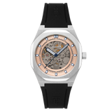 Thomas Earnshaw Men's 42mm Drake Automatic Skeletonize Dial Silicone Strap Watch
