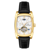 Thomas Earnshaw Men's 37mm Kensington Automatic Rectangle Strap Watch