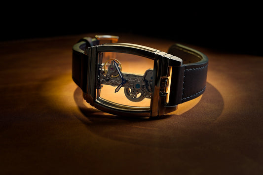 Thomas Earnshaw Men's 36mm Wolver Bridge Mechanical Barrel Case Leather Strap Watch