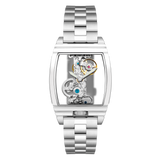 Thomas Earnshaw Men's 36mm Wolver Bridge Mechanical Barrel Case Bracelet Watch