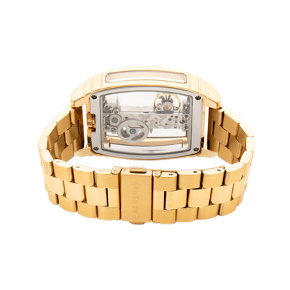 Thomas Earnshaw Men's 36mm Wolver Bridge Mechanical Barrel Case Bracelet Watch