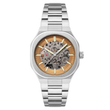 Thomas Earnshaw Men's 42mm Exeter Automatic Skeletonized Dial Square Case Bracelet Watch