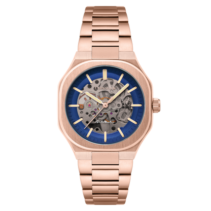 Thomas Earnshaw Men's 42mm Exeter Automatic Skeletonized Dial Square Case Bracelet Watch