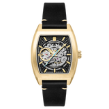 Thomas Earnshaw Men's 40mm Wellington Automatic Skeletonized Tonneau Strap Watch
