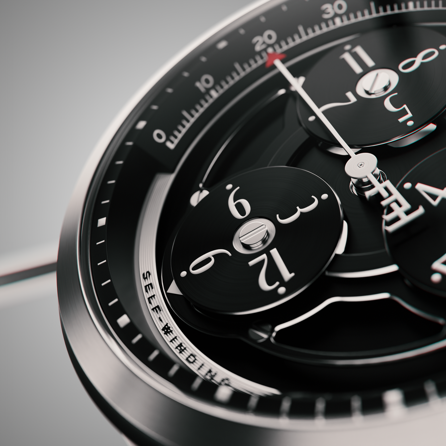 Thomas Earnshaw Men's 43mm Hexham Trisect Automatic Limited Edition Bracelet Watch