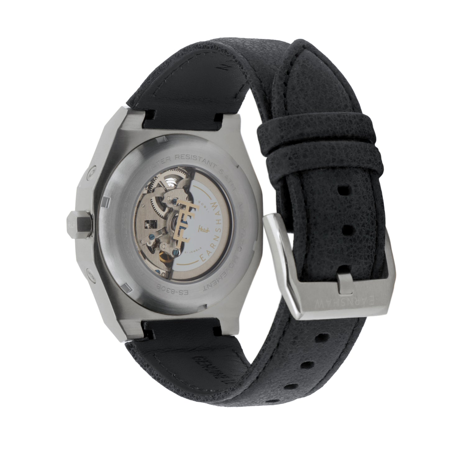 Thomas Earnshaw Men's 42mm Drake Automatic Triple Calendar Leather Strap Watch