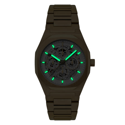 Thomas Earnshaw Men's 42mm Drake Automatic Triple Calendar Bracelet Watch