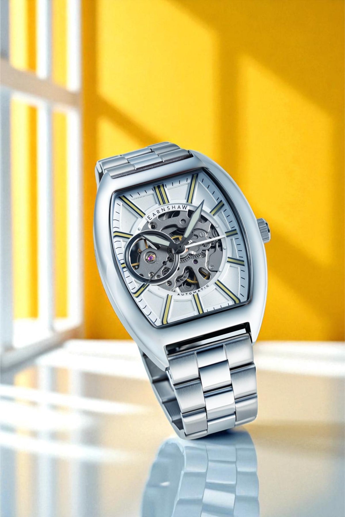 Thomas Earnshaw Men's 38mm Beauchamp Automatic Bracelet Watch with Interchangeable Strap