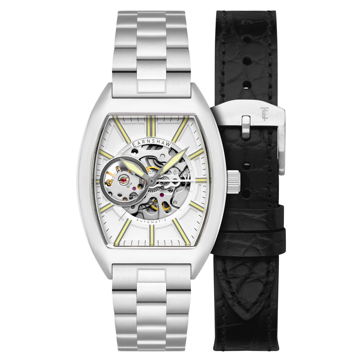Thomas Earnshaw Men's 38mm Beauchamp Automatic Bracelet Watch with Interchangeable Strap