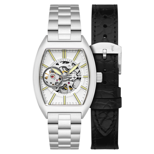 Thomas Earnshaw Men's 38mm Beauchamp Automatic Bracelet Watch with Interchangeable Strap