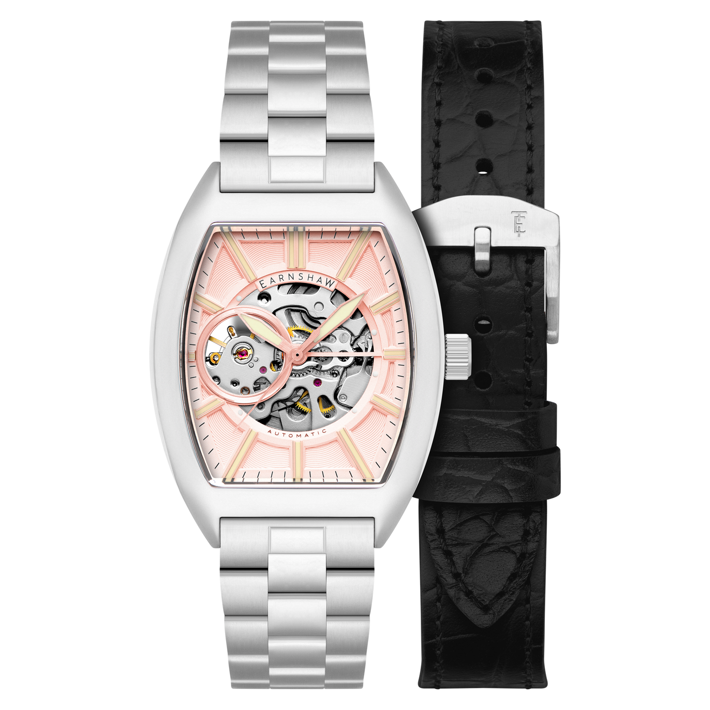 Thomas Earnshaw Men's 38mm Beauchamp Automatic Bracelet Watch with Interchangeable Strap