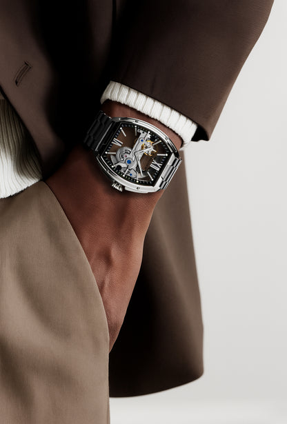 Thomas Earnshaw Men's 45mm Knightsbridge Automatic Barrel Bracelet Watch