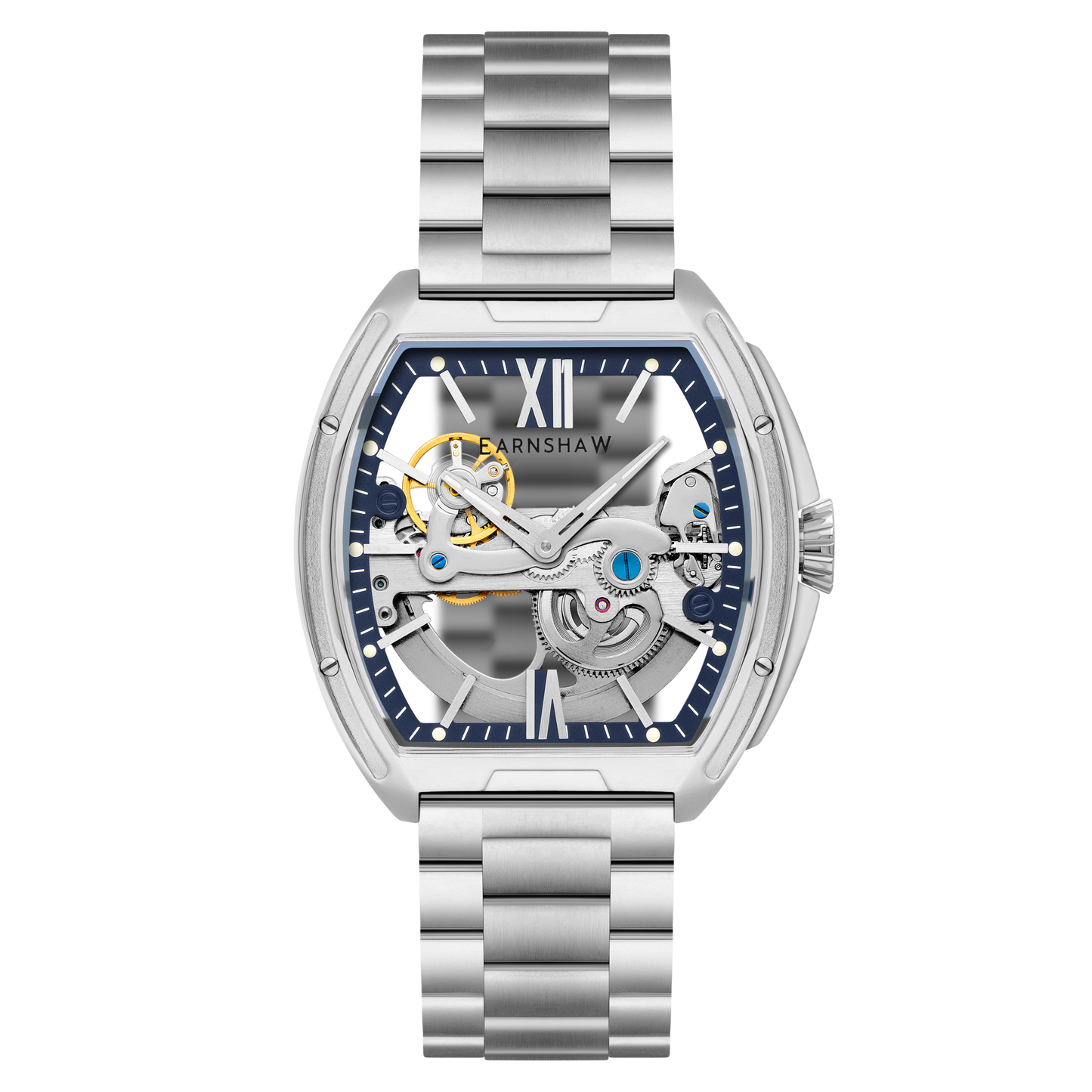 Thomas Earnshaw Men's 45mm Knightsbridge Automatic Barrel Bracelet Watch