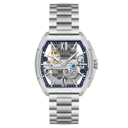 Thomas Earnshaw Men's 45mm Knightsbridge Automatic Barrel Bracelet Watch