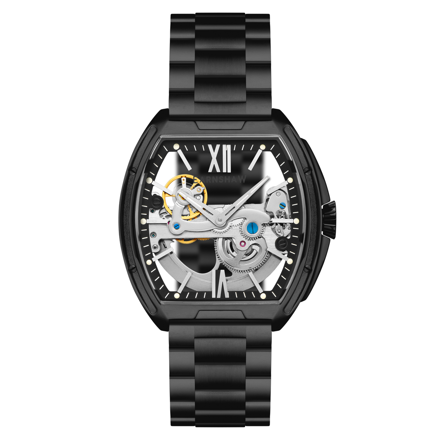 Thomas Earnshaw Men's 45mm Knightsbridge Automatic Barrel Bracelet Watch